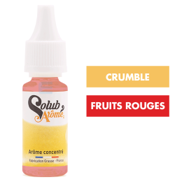 Arôme Crumble Fruits Rouges 10 mL - Solubarome