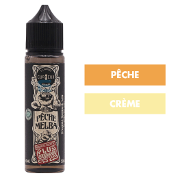 E-liquide Pêche Melba 50 mL - Dessert (Curieux)