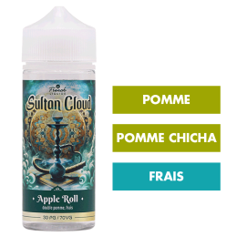 E-liquide Apple Roll 100 mL - Sultan Cloud (Le French Liquide)