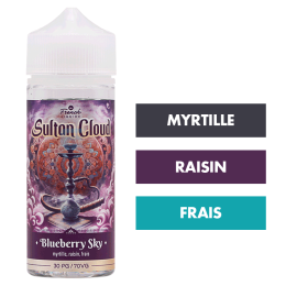 E-liquide Blueberry Sky 100 mL - Sultan Cloud (Le French Liquide)