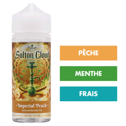 E-liquide Imperial Peach 100 mL - Sultan Cloud (Le French Liquide)