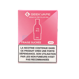 Cartouche Fraise Sucrée Wenax M1 (x2) - GeekVape