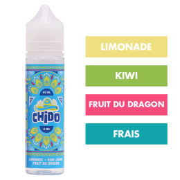 E-liquide Limonade Kiwi Jaune Fruit du Dragon 50 mL - Chido