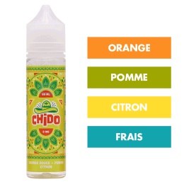 E-liquide Orange Douce Pomme Citron 50 mL - Chido