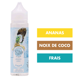 E-liquide Ananas Coco Frais 50 mL - Le Petit Verger