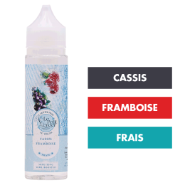 E-liquide Cassis Framboise Frais 50 mL - Le Petit Verger