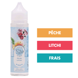 E-liquide Pêche Litchi Frais 50 mL - Le Petit Verger