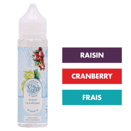 E-liquide Raisin Cranberry Frais 50 mL - Le Petit Verger