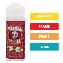 E-liquide Ananas Fraise Pêche 100 mL - Mexican Cartel