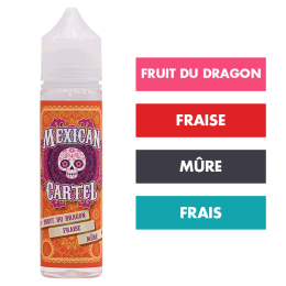 E-liquide Fruit du Dragon Fraise Mûre 50 mL - Mexican Cartel