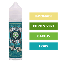 E-liquide Limonade Citron Vert Cactus 50 mL - Mexican Cartel