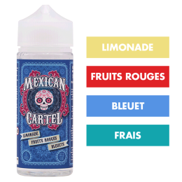 E-liquide Limonade Fruits Rouges Bleuets 100  mL - Mexican Cartel