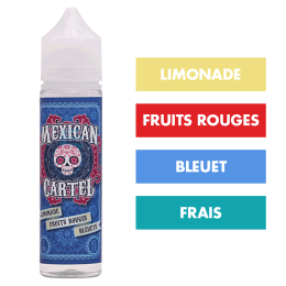 E-liquide Limonade Fruits Rouges Bleuets 50 mL - Mexican Cartel