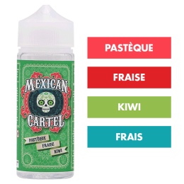 E-liquide Pastèque Fraise Kiwi 100 mL - Mexican Cartel