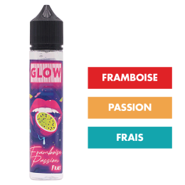 E-liquide Framboise Passion Frais 50 mL - Glow (Solana)