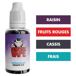 Concentré Heisenberg Grape Ice 30 mL - Vampire Vape