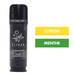 Cartouche Elfa Pro Citron Menthe (x2) - Elfbar