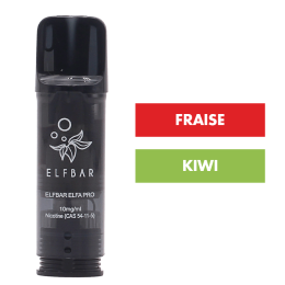 Cartouche Elfa Pro Fraise Kiwi (x2) - Elfbar