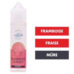 E-liquide Framboise Sunset 60 mL - Petit Nuage