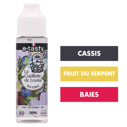 E-liquide Bleu d'Envie 50 mL - La Cueillette de Louise (E.Tasty)