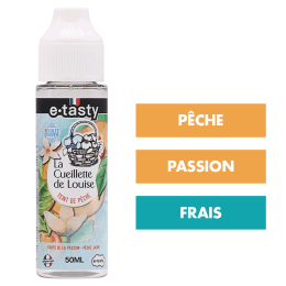 E-liquide Teint de Pêche (Hiver) 50 mL - La Cueillette de Louise (E.Tasty)