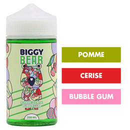 E-liquide Pomme Cerise Bubblegum 200 mL - Biggy Bear