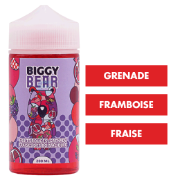 E-liquide Fruits Rouges Grenade Fraises des Bois Acidulées 200 mL - Biggy Bear