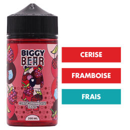 E-liquide Cerise Framboise Frais 200 mL - Biggy Bear