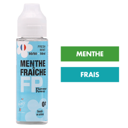 E-liquide Menthe Fraîche 50 mL - Flavour Power 50/50