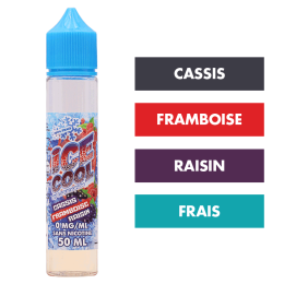 E-liquide Cassis Framboise Raisin 50 mL - Ice Cool (Liquidarom)