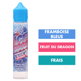 E-liquide Framboise Bleue Pitaya 50 mL - Ice Cool (Liquidarom)