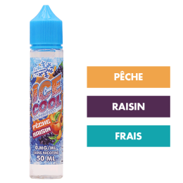 E-liquide Pêche Raisin 50 mL - Ice Cool (Liquidarom)