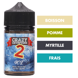 E-liquide Crazy Chvmpvgne Ice V2 50 mL - Mukk Mukk