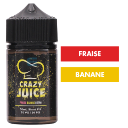 E-liquide Fraise Banane Retro 50 mL - Mukk Mukk