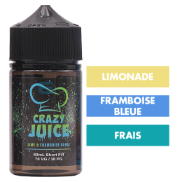 E-liquide Lime & Framboise Bleue 50 mL - Mukk Mukk