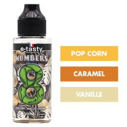 E-liquide Numbers 8 100 mL - Numbers (E.Tasty)