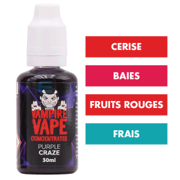 Concentré Purple Craze 30 mL - Vampire Vape