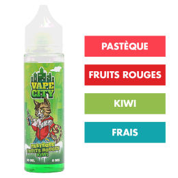 E-liquide Pastèque Fruits Rouges Kiwi 50 mL - Vape City