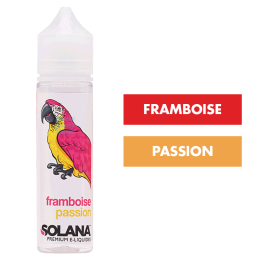 E-liquide Framboise Passion 50 mL - Solana