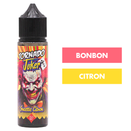 E-liquide Sucette Citron 50 mL - Tornado Joker