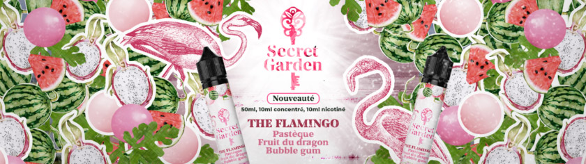 arômes DIY secret garden the flamingo