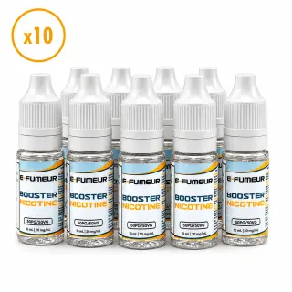 Pack 10 boosters nicotine - E-Fumeur — E-Fumeur - Arômes DIY
